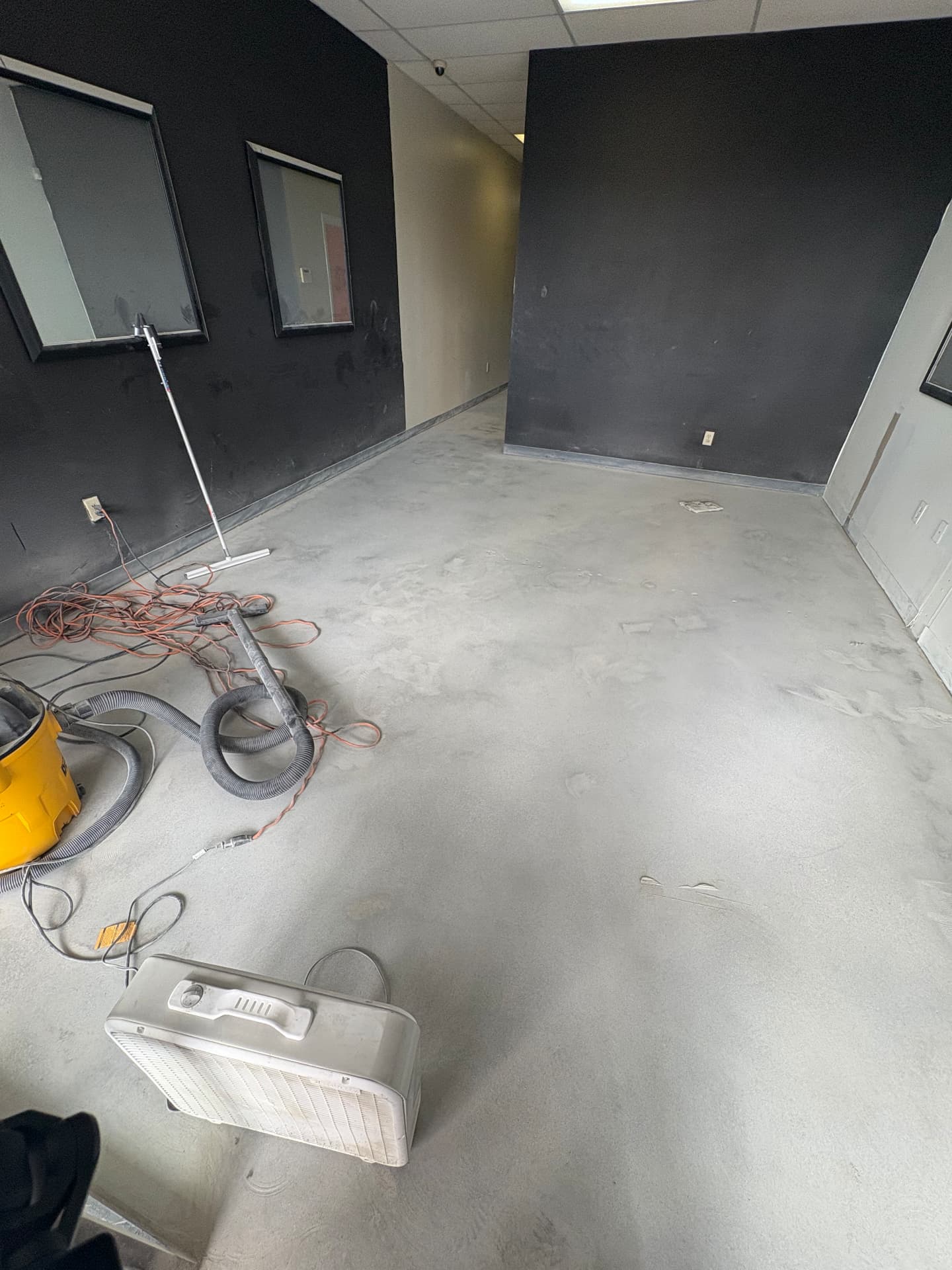 Commercial Office Suite — before coating