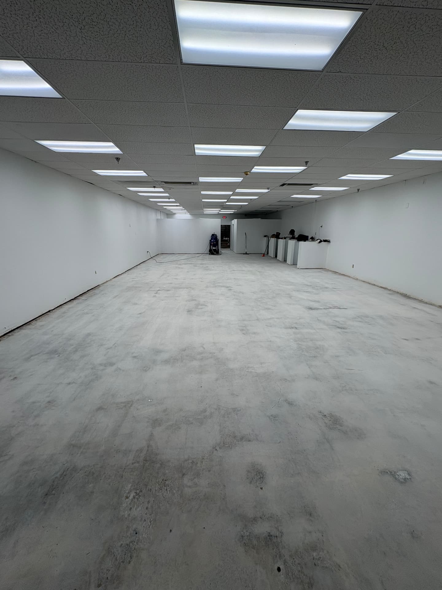 Retail Sales Floor — before coating